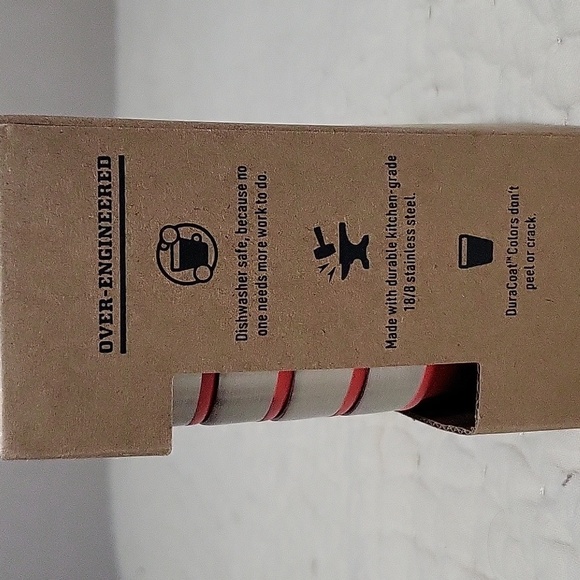 NIB YETI Red and Silver Shot Glasses With Srack And Pack Carrier - Picture 4 of 7